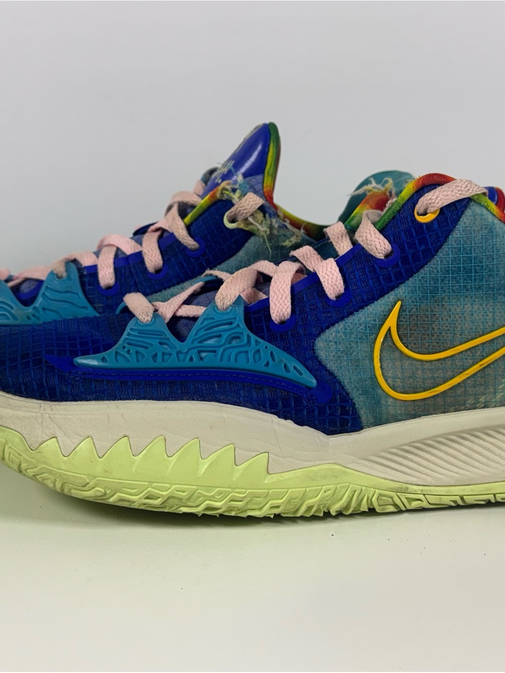 Nike Blue & Yellow Multi-Color Kids' Sneakers